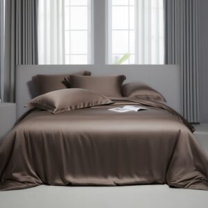 tencel bed sheets brown