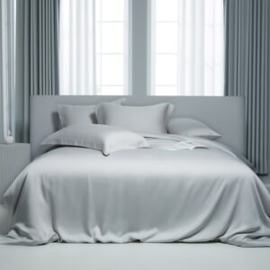 tencel bed sheets light grey