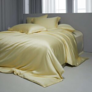 yellow tencel bedding set